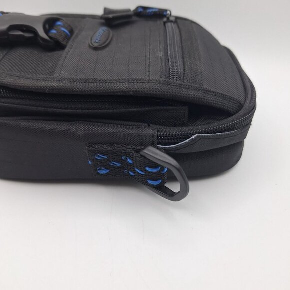 Samsonite Camera Case Pouch Zipper Clip Digital Belt 6 Inch Black Pockets - Picture 3 of 7